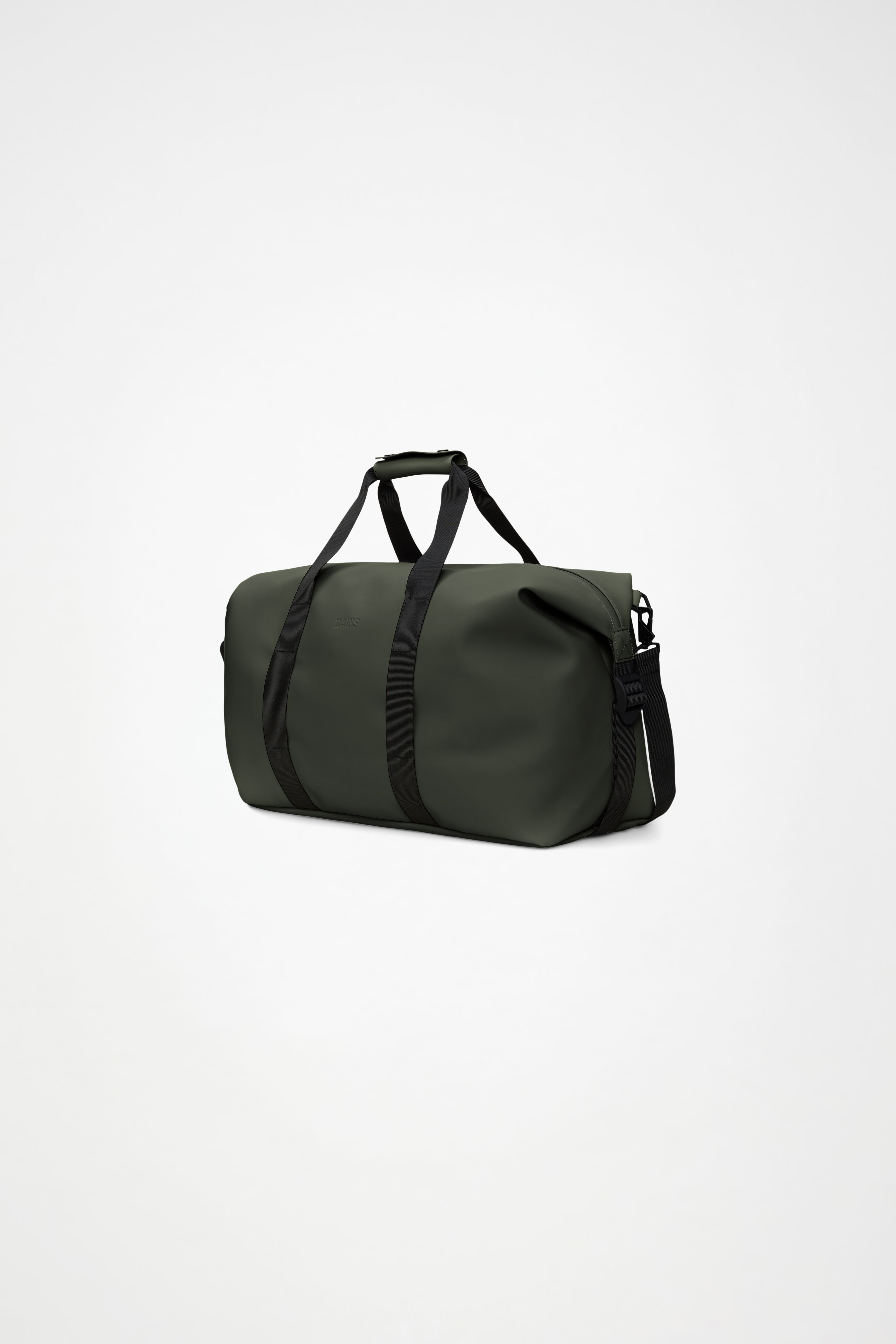 RAINS Hilo Weekend Bag Green 36L H27 x D26 x W52 cm Weekender