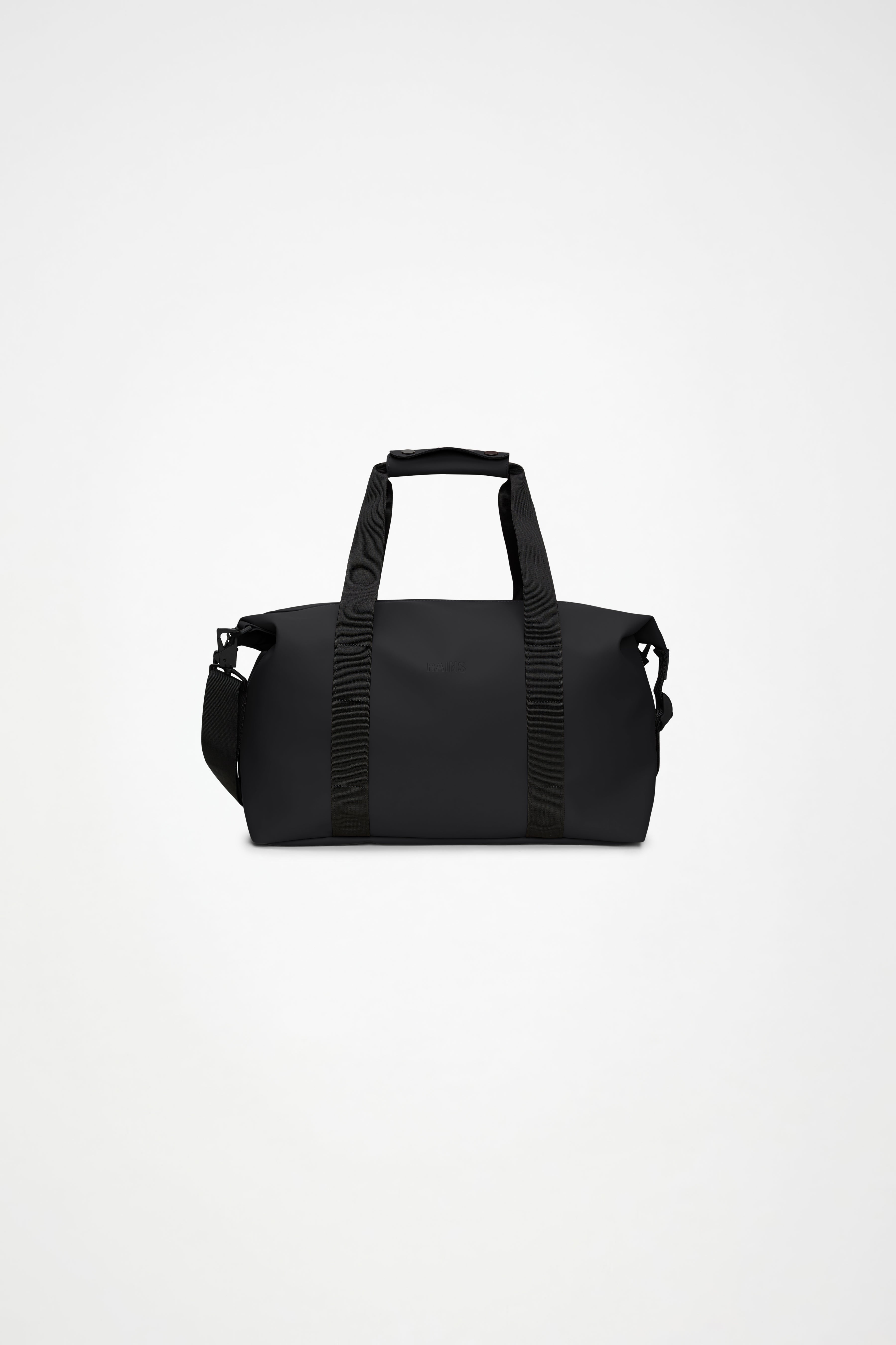 RAINS Hilo Weekend Bag Small Black 18L H26 x D20 x W40 cm Weekender
