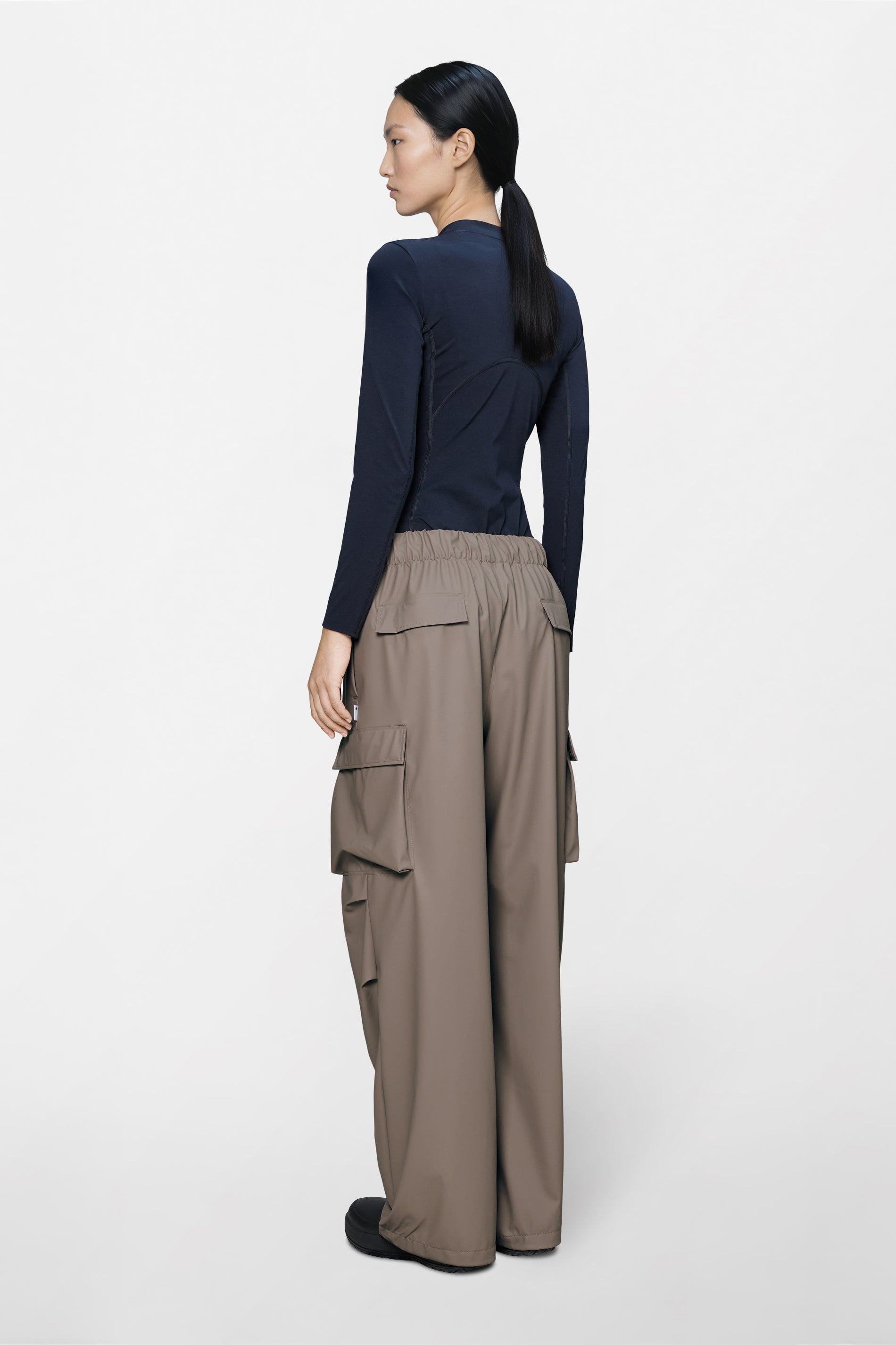 RAINS Pocket Rain Pants Wide Cinder Pants