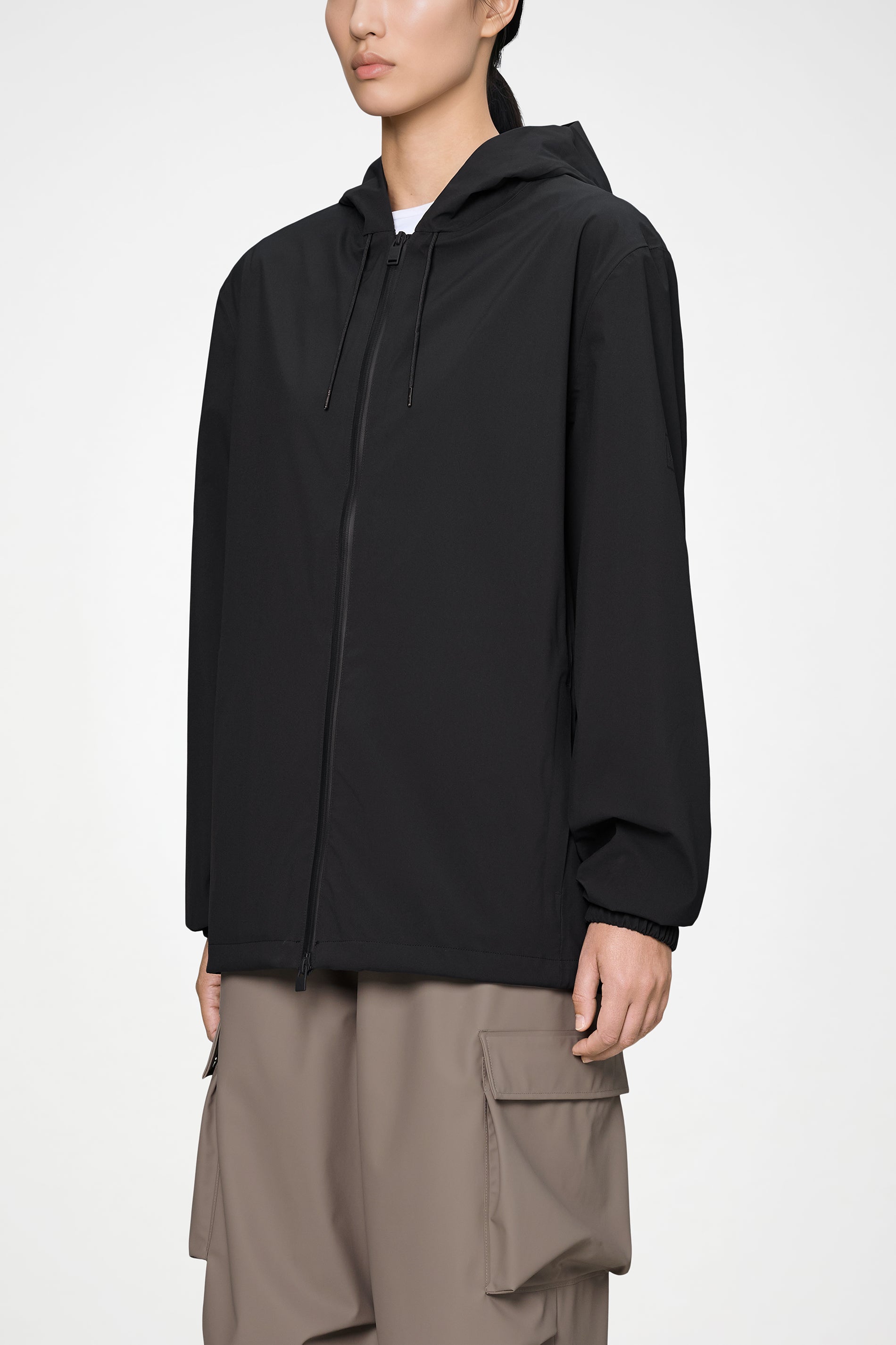 RAINS Suva Hardshell Jacket Black Jacket
