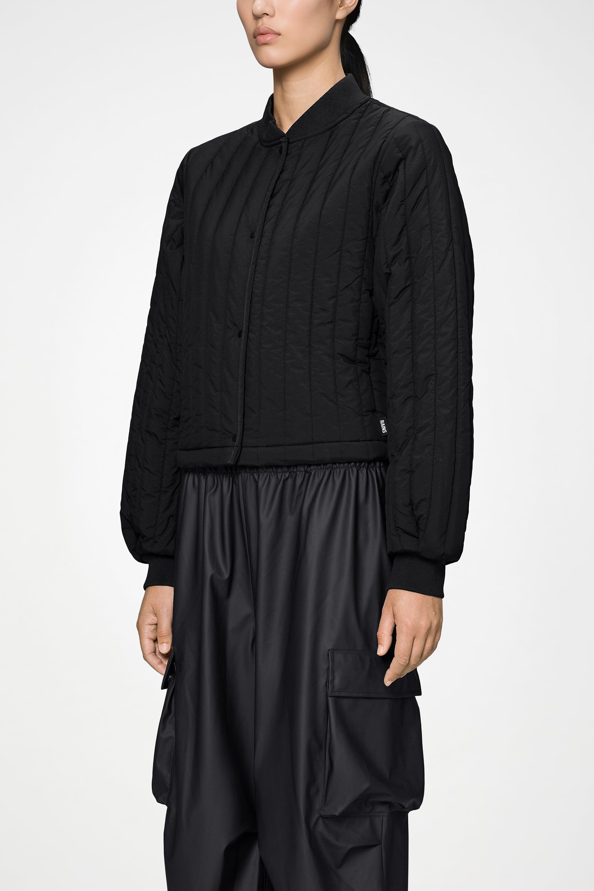 RAINS Banja Liner Bomber W Jacket Black Jacket