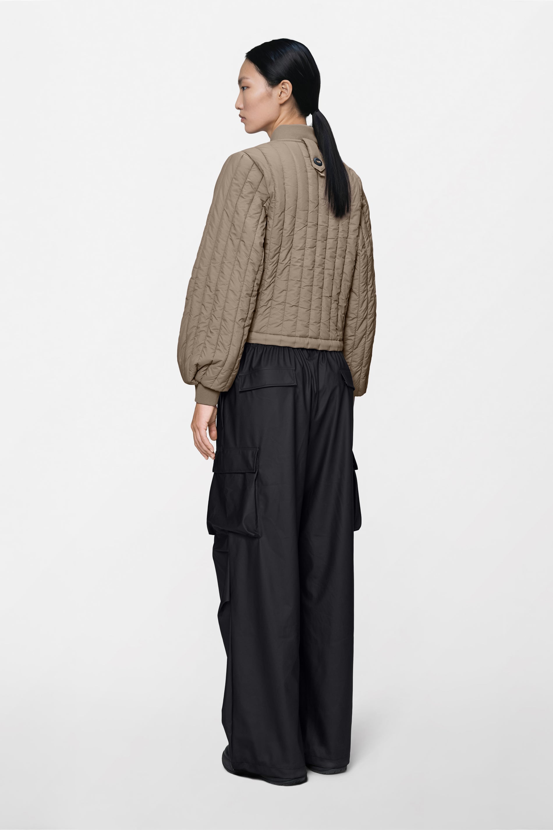 RAINS Banja Liner Bomber W Jacket Cinder Jacket