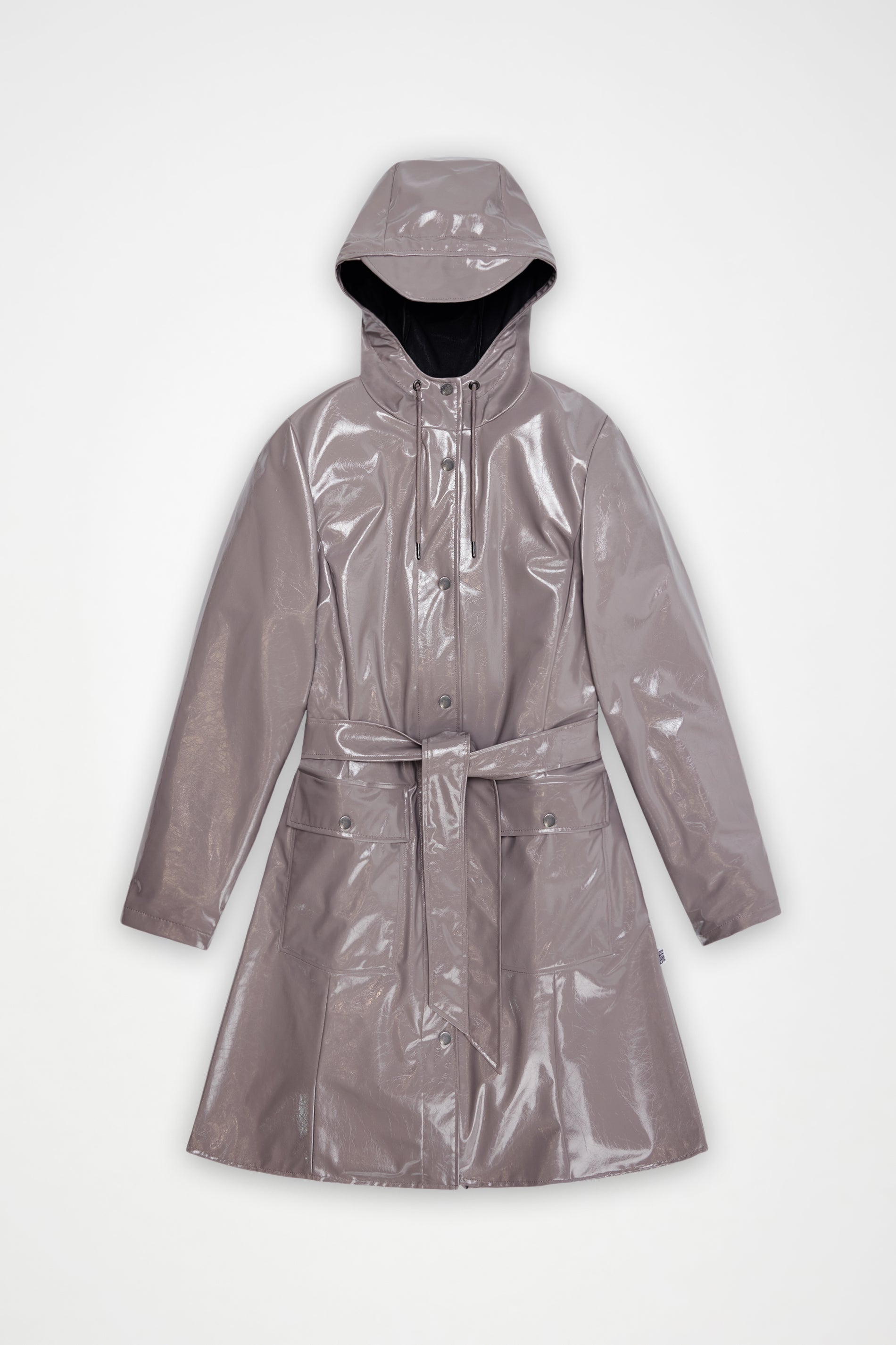 RAINS Curve Long Jacket
 Cinder Glaze Jacket