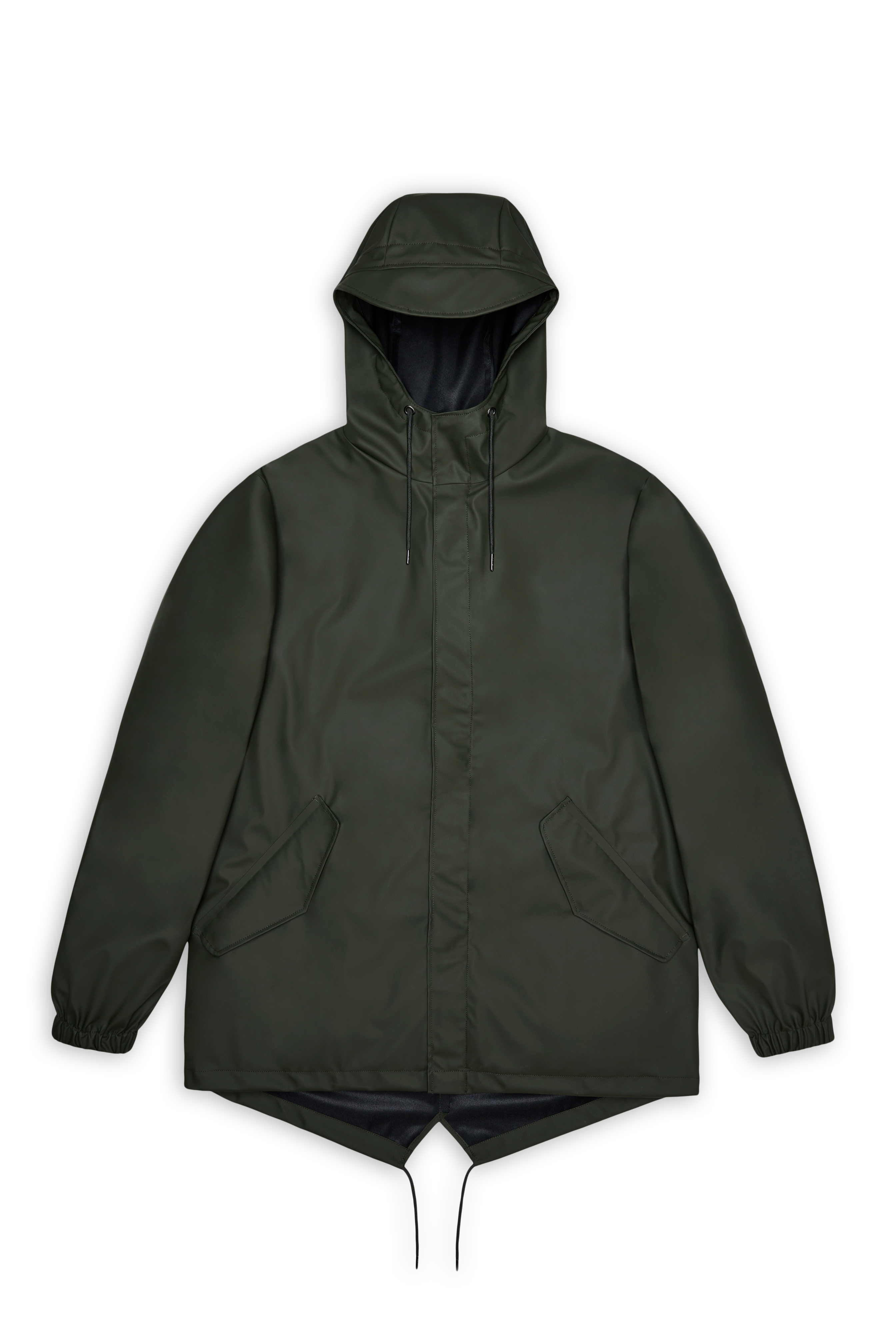 RAINS Fishtail Jacket Green Jacket