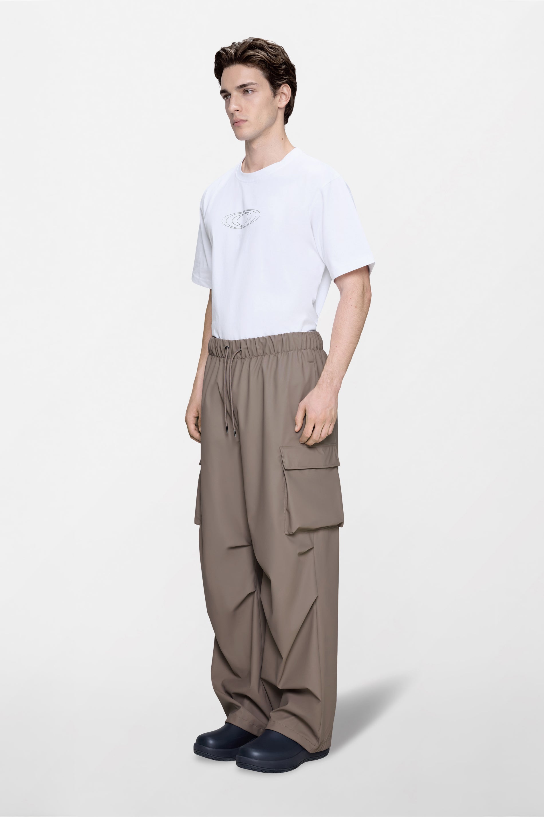 RAINS Pocket Rain Pants Wide Cinder Pants